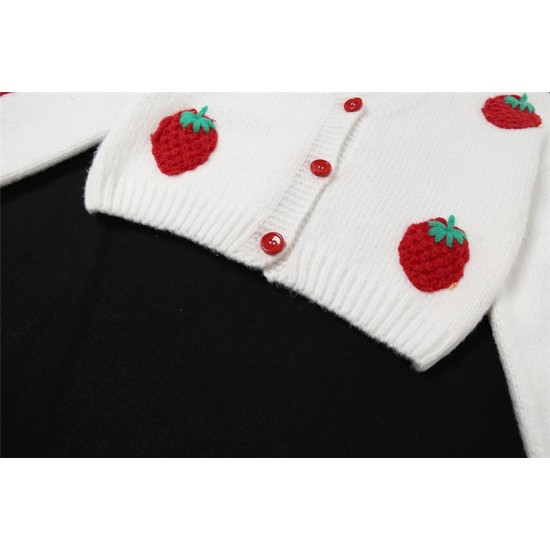 strawberry sugar knitted cardigan